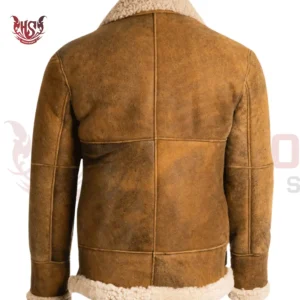 brown b3 bomber flight jacket