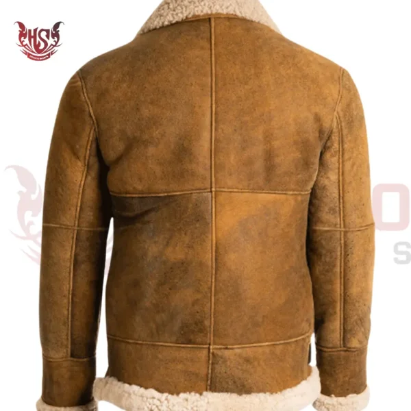 brown b3 bomber flight jacket