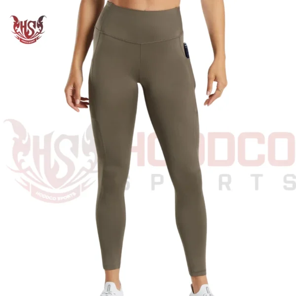 Front view of custom cargo pants for girls by Hoodco Sports