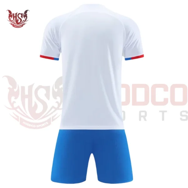 Blue and White Soccer Uniforms - Pro-Style Kit