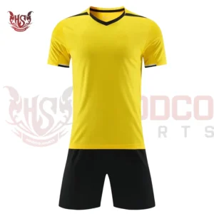 Black and Yellow Soccer Uniforms | High Performance