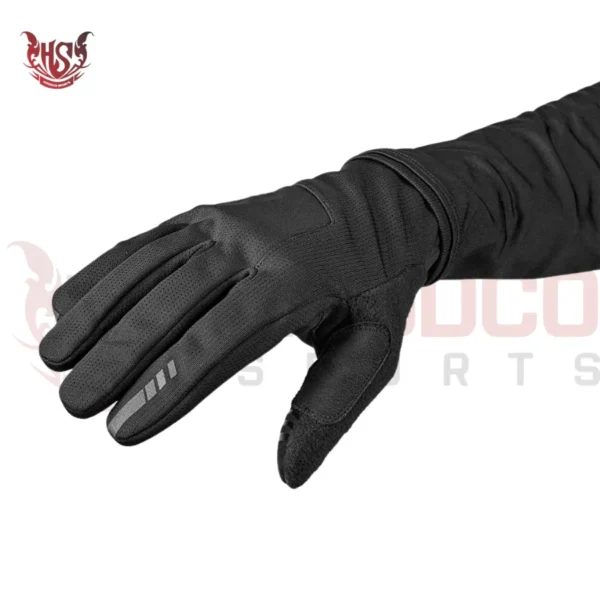 men cycling gloves in premium black color