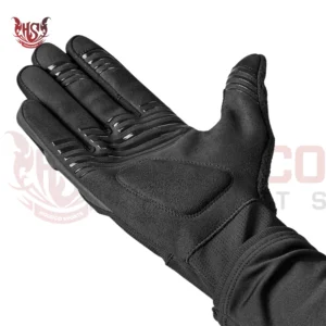 black Full Finger Cycling Gloves for Men