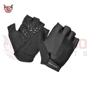 Black Half-Finger Summer Cycling Gloves for Men