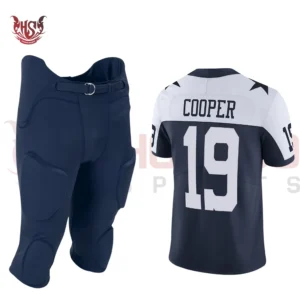 Navy Blue Football Uniforms for Men and Women