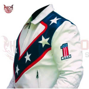 Side look: Evel Knievel motorbike costume