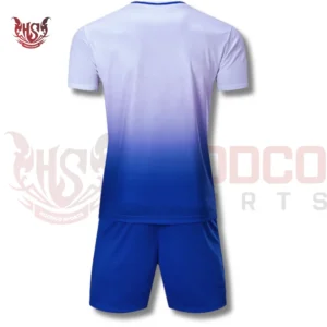 Sky Blue Soccer Uniforms Wholesale | Back