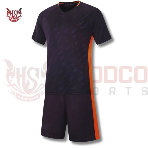 Black Soccer Uniforms | Side