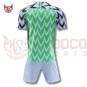 Pro Style Sublimated Soccer Jerseys with Grey Shorts | Back