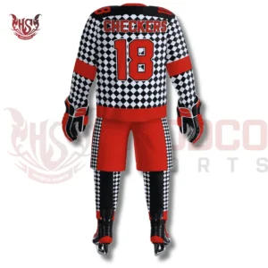 ice hockey goalie uniform | Back