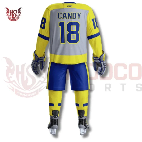 Youth Ice Hockey Uniforms Set | Back