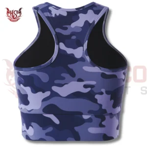 best camo sports bra for military girls | back