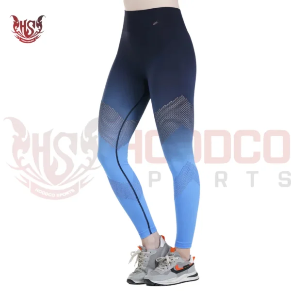 blue dip dye legging for women