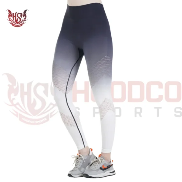 Gradient Purple active leggings for ladies