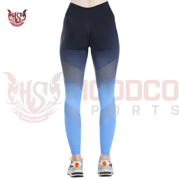 belly control blue leggings