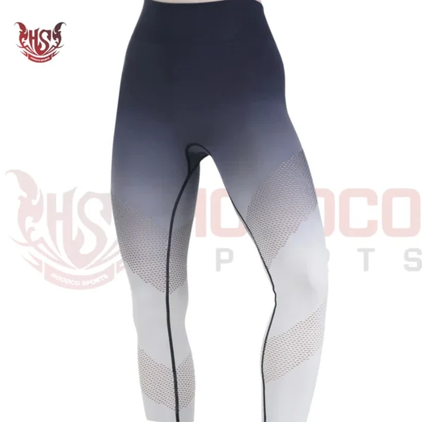 Purple dip-dye active leggings for ladies