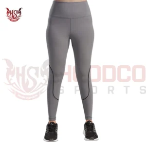 high rise compression leggings (Gray)