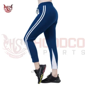 high stretch side striped leggings for early morning running girls 9