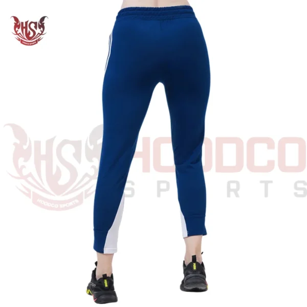 high stretch side striped leggings for early morning running girls 8