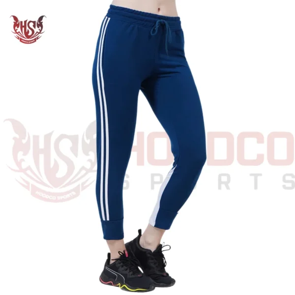 high stretch side striped leggings for early morning running girls 7