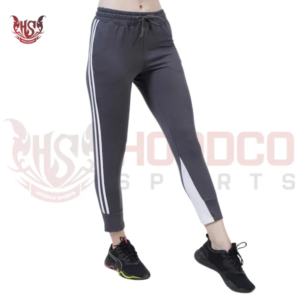 high stretch side striped leggings for early morning running girls 5