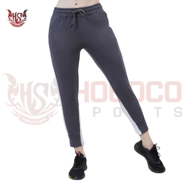 high stretch side striped leggings for early morning running girls 4